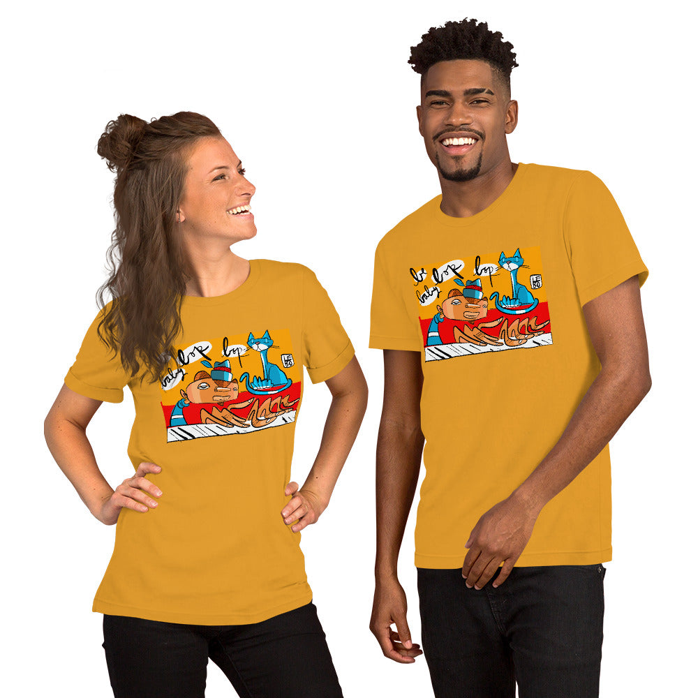 Be Bop, Bop Baby - Lebo Short Sleeve Unisex T-Shirt